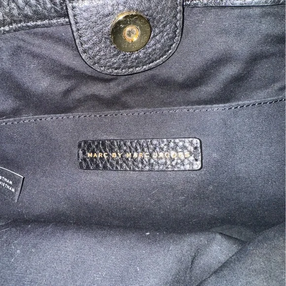 Marc by Marc Jacobs Pebbled Shoulder Bag in Black